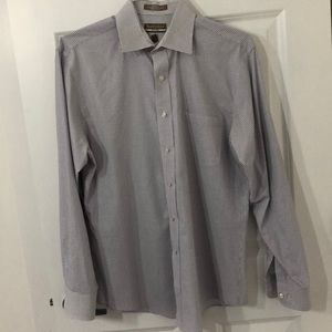 L Men’s Long Sleeve Button Down Dress Shirt